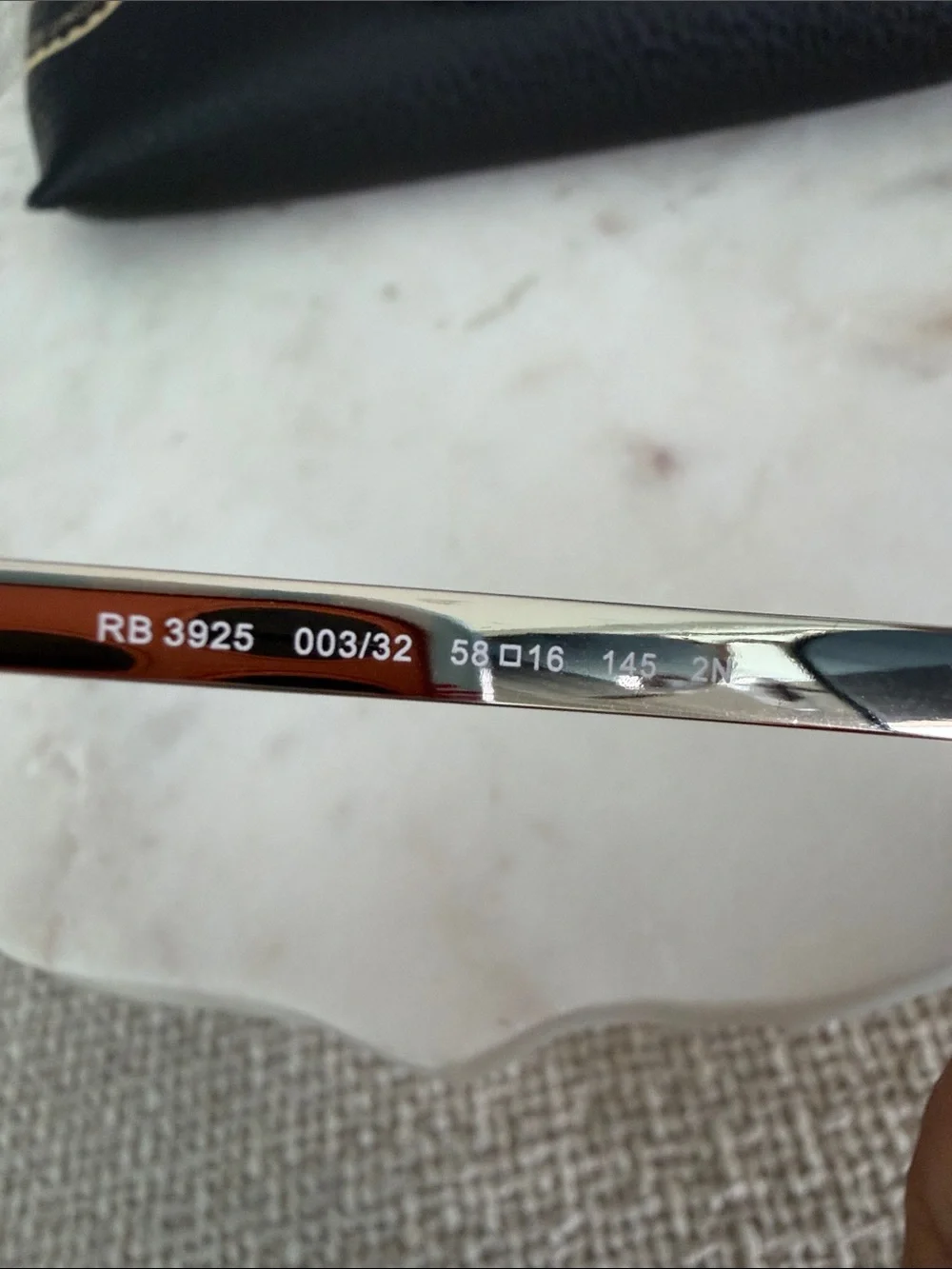 Brand New Ray-Ban Aviator Max Silver Sunglasses with Gradient Grey Lenses